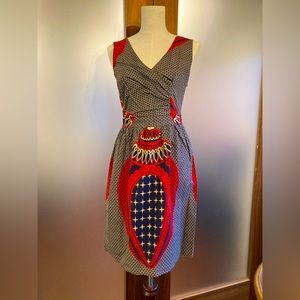 Anthropologie Burlapp dress sz M